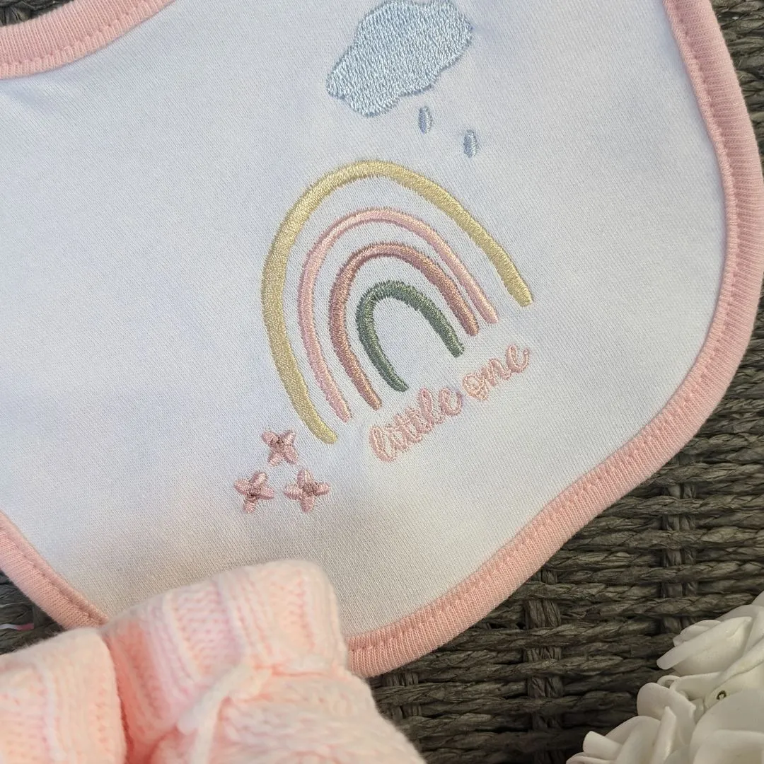 Twins Basket - Baby Girls Gifts - Organic Cocoon Blush