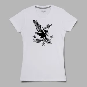 US Tattoo Eagle Women Crew Neck