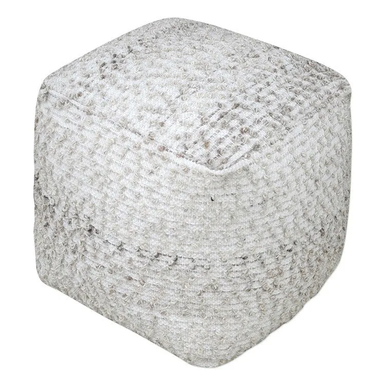 Valda Linen Pouf
