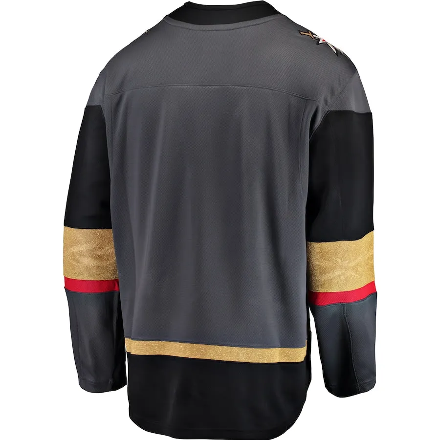 Vegas Golden Knights Men's Fanatics Gray Alternate Breakaway Jersey