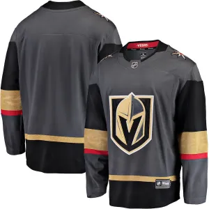 Vegas Golden Knights Men's Fanatics Gray Alternate Breakaway Jersey