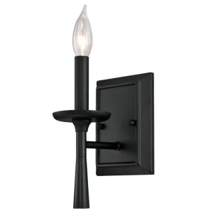 Westinghouse 6324000 1 Light Wall Matte Black Finish