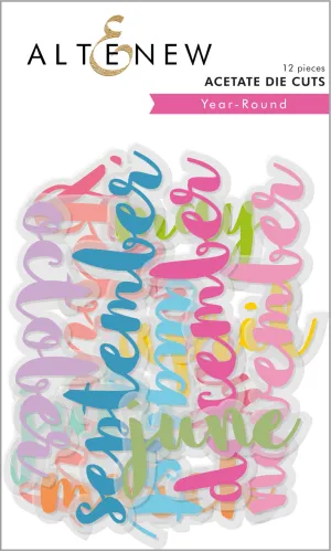 Year Round Acetate Die Cuts