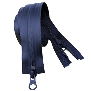 YKK Aquaguard Water repellent zip | 2 Way | Navy