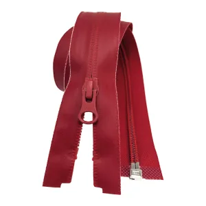YKK Aquaguard Water repellent zip | Red